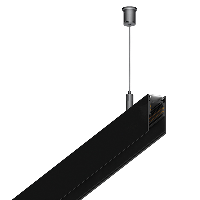 Track 48V High / Pendant - Indirect, 2800mm