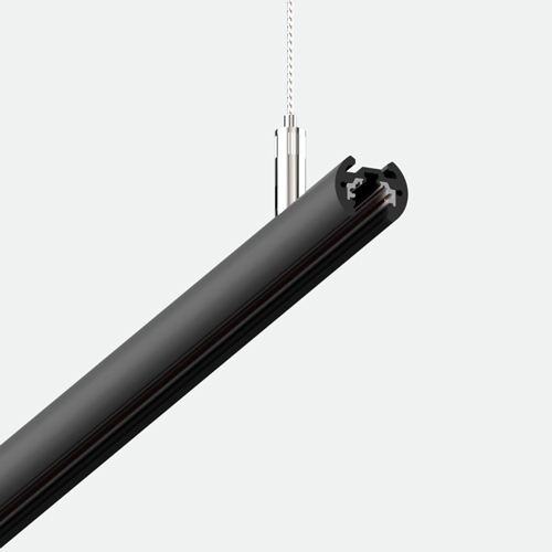 Track Outline 24V - Pendant Round - Indirect, 3000mm