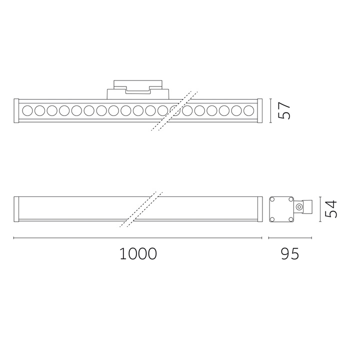 Flure Evo Wall, 1000