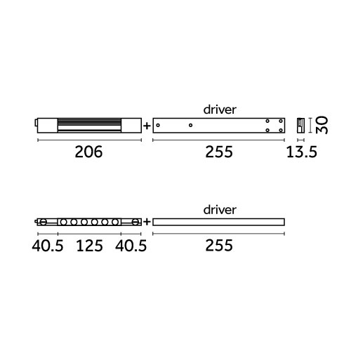 Incline Dark Performance, High Output - 125mm