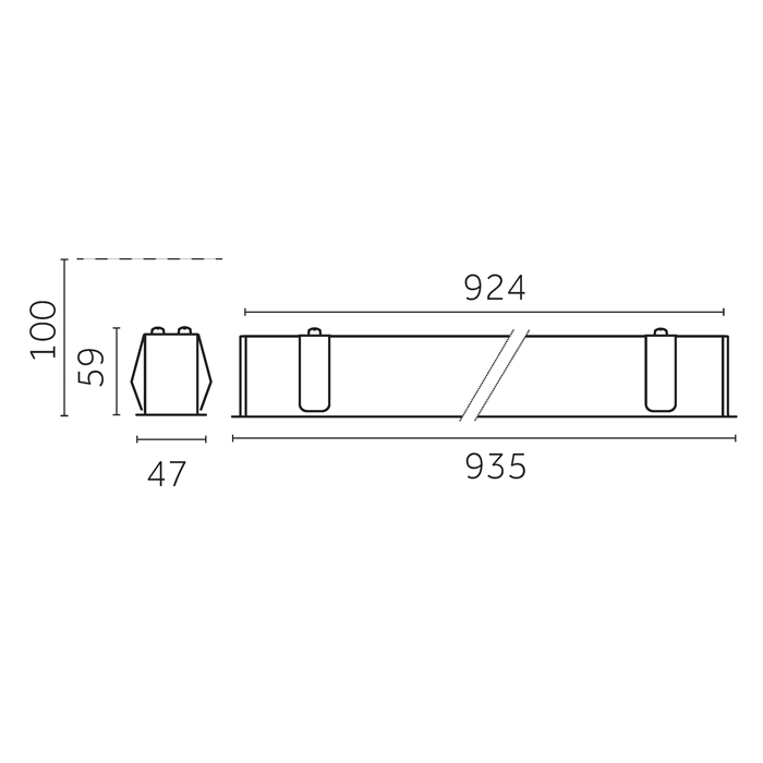 Yori Linear recessed, BH050