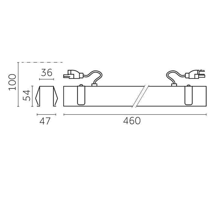 Yori Linear recessed continuos line, CH020