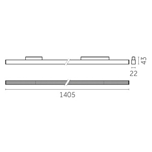 Yori Linear 48V / Prismatic, 1408 mm