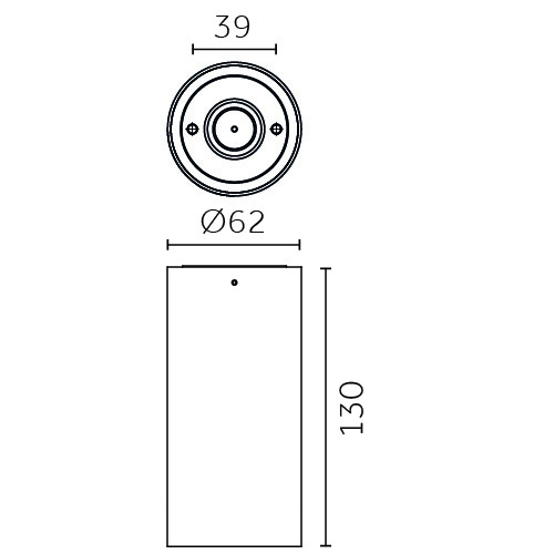 Yori IP66 Surface/Pendant, Ø 60mm