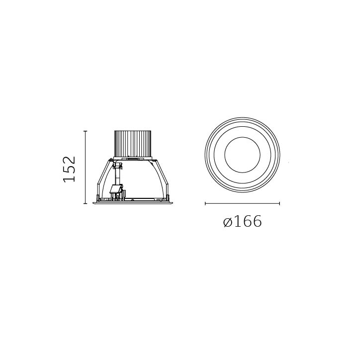 Miled Evo, Ø166mm