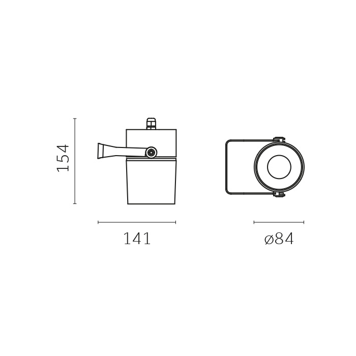 Envios IP66, adjustable projector IP66