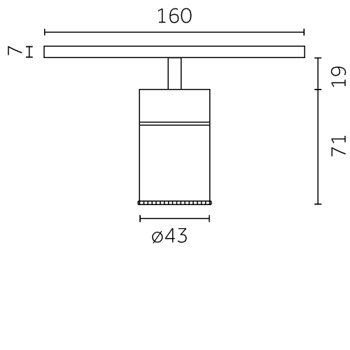 Yori Outline 24V - Zoom, Ø43mm | Precision 1X ZOOM